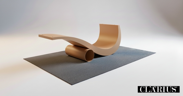 reggibara laccato colore RAL peanut butter