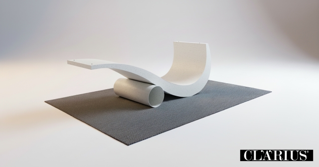 reggibara laccato colore RAL pepepr white