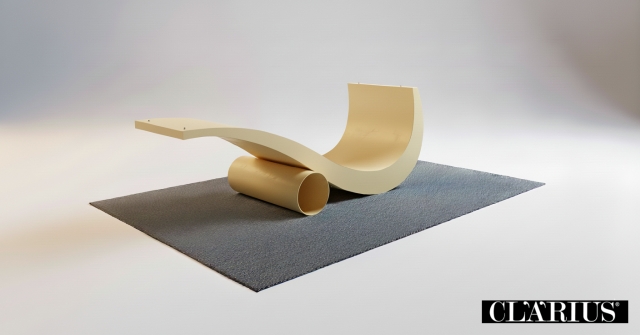 reggibara laccato colore RAL natural yellow