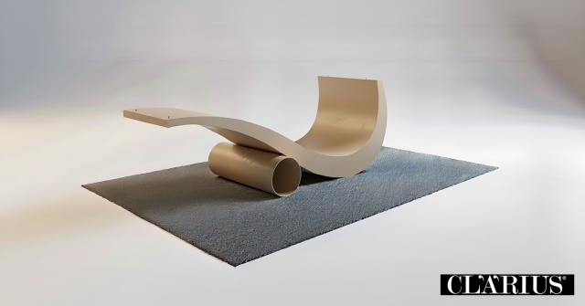 reggibara laccato colore RAL sand brown