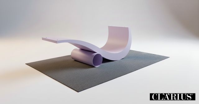 reggibara laccato colore RAL light violet