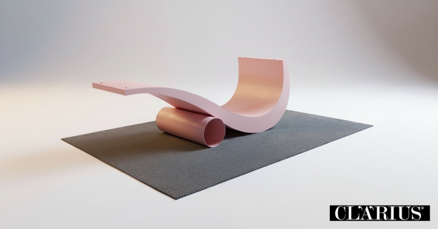 reggibara laccato colore RAL opaline violet